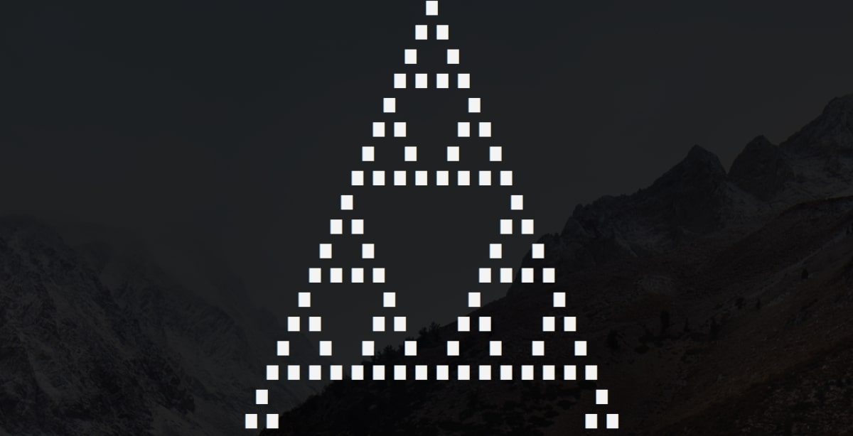 Wolfram Cellular Automata Image